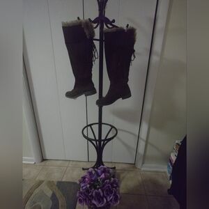 Women's Suede Elegant Brown Boots